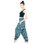 Harembroek Large Olifantje turquoise